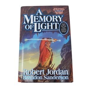 Signed Wheel Time Memory Light Robert Jordan Brandon Sanderson 1st/1st Edition